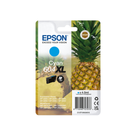 Epson 604XL ink cartridge 1 pc(s) Original High (XL) Yield Cyan