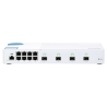 QNAP QSW-M408S network switch Managed L2 Gigabit Ethernet (10/100/1000) White