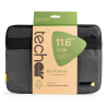 Techair TAECV007 Sustainable style for 11.6" laptops and Chromebooks. Made from recycled bottles, the Eco Sleeve pairs eco-frien