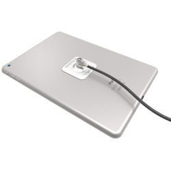 Compulocks Universal Tablet Lock Plate with Keyed Cable Lock Black