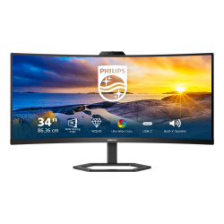 Philips 5000 series 34E1C5600HE/00 LED display 86.4 cm (34") 3440 x 1440 pixels 4K Ultra HD Black