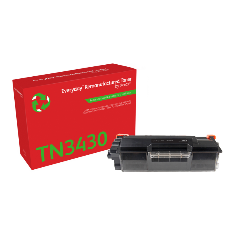 Everyday™ Mono Remanufactured Toner by Xerox compatible with Brother TN-3430, Standard capacity