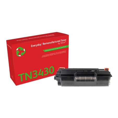 Everyday™ Mono Remanufactured Toner by Xerox compatible with Brother TN-3430, Standard capacity