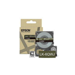 Epson LK-6QWJ Khaki, White