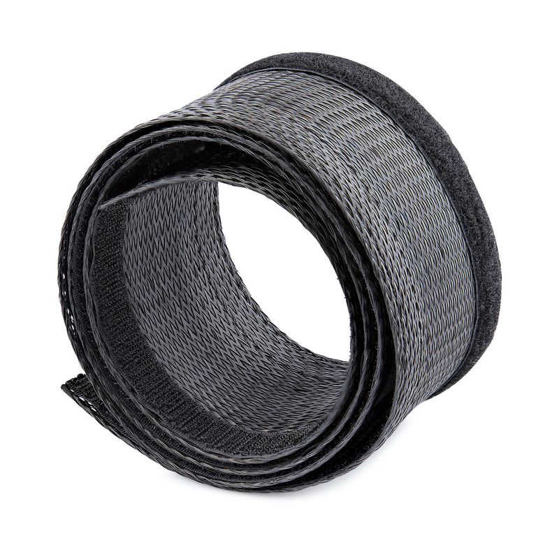 StarTech.com 10ft (3m) Cable Management Sleeve, Trimmable Heavy Duty Cable Wrap, 1.2" (3cm) Dia. Polyester Mesh Computer Cable M