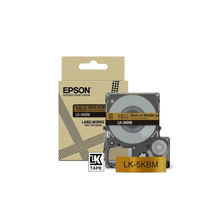 Epson LK-5SBM Black, Silver