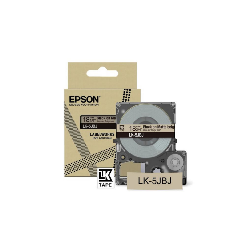 Epson LK-5JBJ Beige, Black