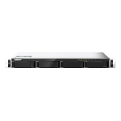 QNAP TS-435XEU NAS Rack (1U) Marvell CN9131 4 GB DDR4 0 TB QNAP QTS Black, Grey