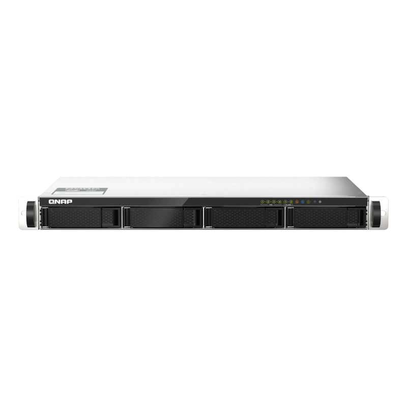 QNAP TS-435XEU NAS Rack (1U) Marvell CN9131 4 GB DDR4 0 TB QNAP QTS Black, Grey