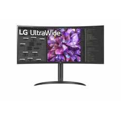 LG 34WQ75C-B computer monitor 86.7 cm (34.1") 3440 x 1440 pixels UltraWide Quad HD Black