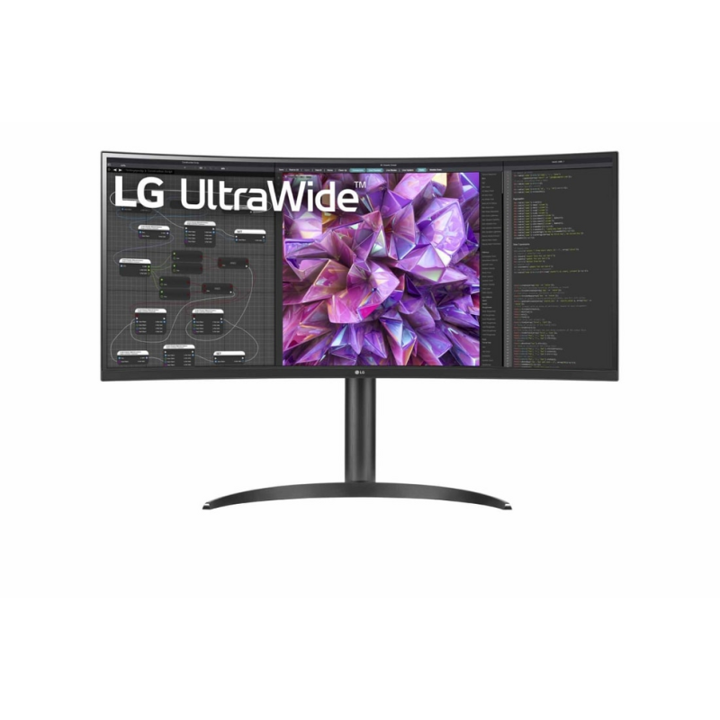LG 34WQ75C-B computer monitor 86.7 cm (34.1") 3440 x 1440 pixels UltraWide Quad HD Black