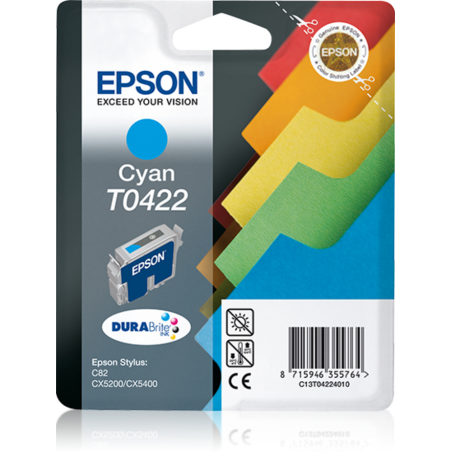 Epson Files Singlepack Cyan T0422
