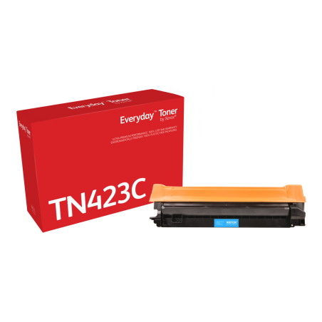 Everyday™ Cyan Toner by Xerox compatible with Brother TN-423C, High capacity
