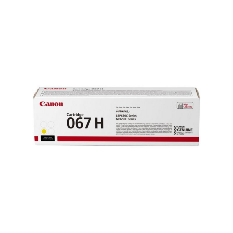 Canon 067H toner cartridge 1 pc(s) Original Yellow
