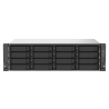 QNAP TS-1673AU-RP-16G NAS/storage server Rack (3U) Ryzen Embedded V1500B 16 GB DDR4 0 TB QNAP QTS Black, Grey
