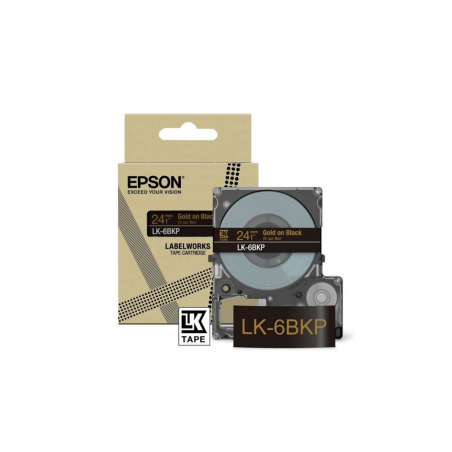 Epson LK-6BKP Black, Gold