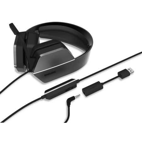 Philips 4000 series TAG4106BK/00 headphones/headset Wired Head-band Gaming Black