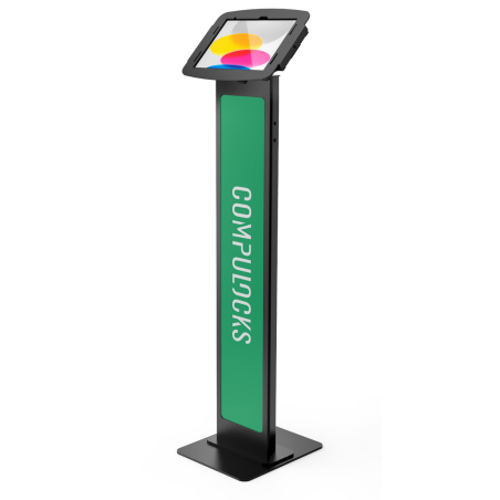 Compulocks iPad 10.9" 10th Gen Space Enclosure Brandable Floor Stand Black