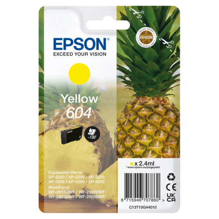 Epson 604 ink cartridge 1 pc(s) Original Standard Yield Yellow