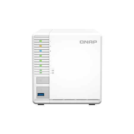 QNAP TS-364 NAS Tower Intel® Celeron® 4 GB DDR4 0 TB QNAP QTS White