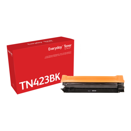 Everyday™ Black Toner by Xerox compatible with Brother TN-423BK, High capacity