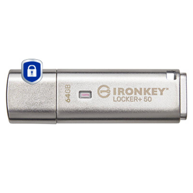 Kingston Technology IronKey 64GB IKLP50 AES USB, w/256bit Encryption