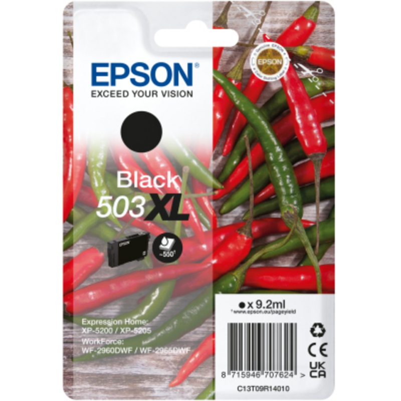 Epson 503XL ink cartridge 1 pc(s) Original High (XL) Yield Black