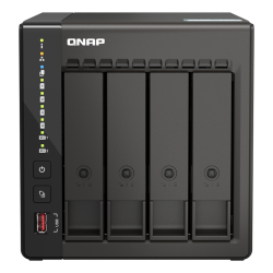 QNAP TS-453E NAS Tower Intel® Celeron® J6412 8 GB 0 TB QNAP QTS Black