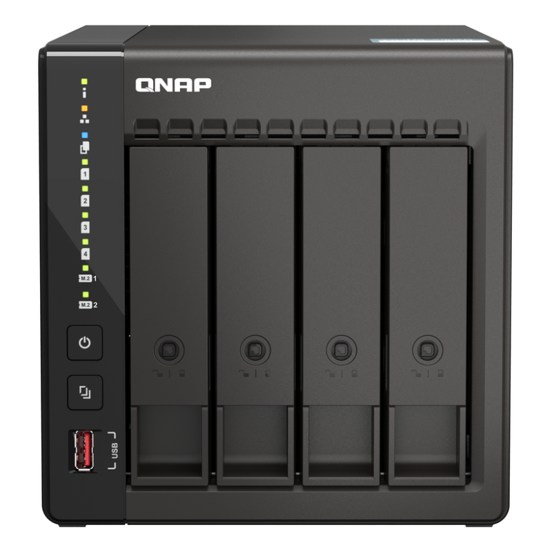 QNAP TS-453E NAS Tower Intel® Celeron® J6412 8 GB 0 TB QNAP QTS Black
