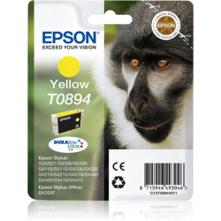 Epson Monkey Singlepack Yellow T0894 DURABrite Ultra Ink