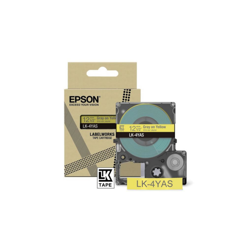 Epson LK-4YAS Grey, Yellow