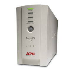 APC Back-UPS, 350VA/210W, Tower, 230V, 4x IEC C13 Outlets , User Replaceable Battery