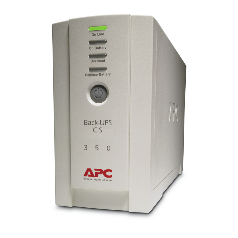 APC Back-UPS, 350VA/210W, Tower, 230V, 4x IEC C13 Outlets , User Replaceable Battery