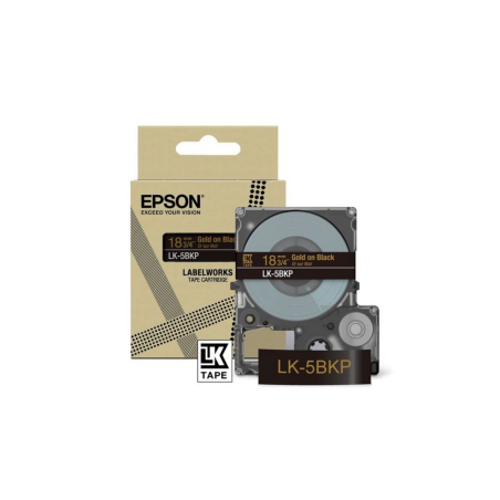 Epson LK-5BKP Black, Gold