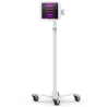 Compulocks iPad 10.9" 10th Gen Space Enclosure Medical Rolling Cart Extended White