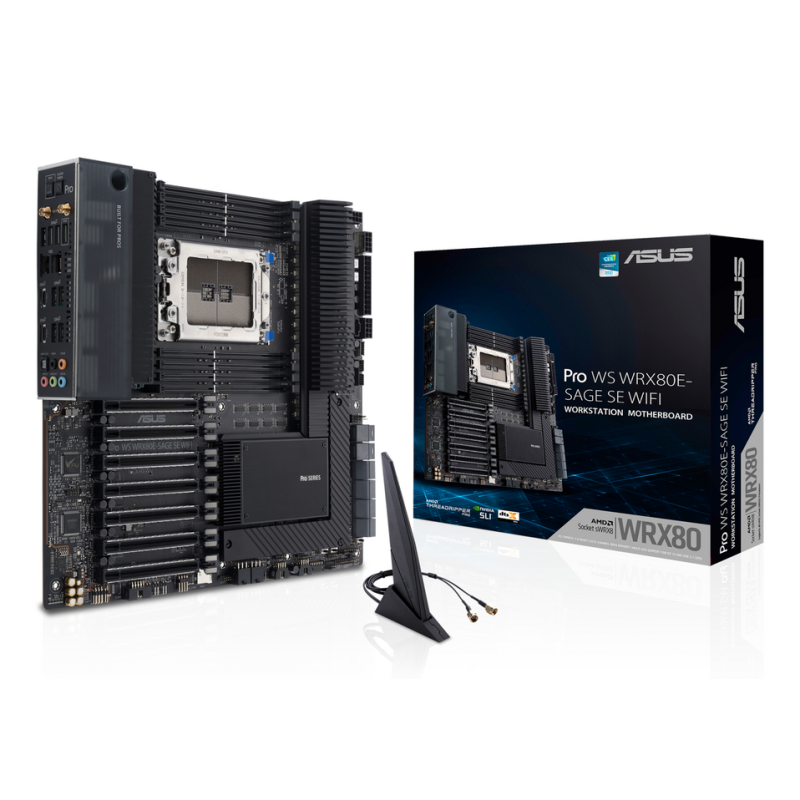 ASUS Pro WS WRX80E-SAGE SE WIFI II AMD WRX80 Socket sWRX8 Extended ATX