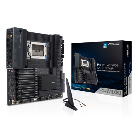 ASUS Pro WS WRX80E-SAGE SE WIFI II AMD WRX80 Socket sWRX8 Extended ATX