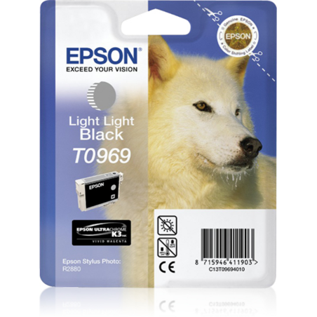 Epson Husky Singlepack Light Light Black T0969