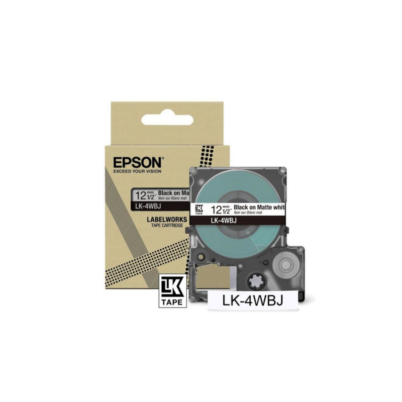 Epson LK-4WBJ Black, White