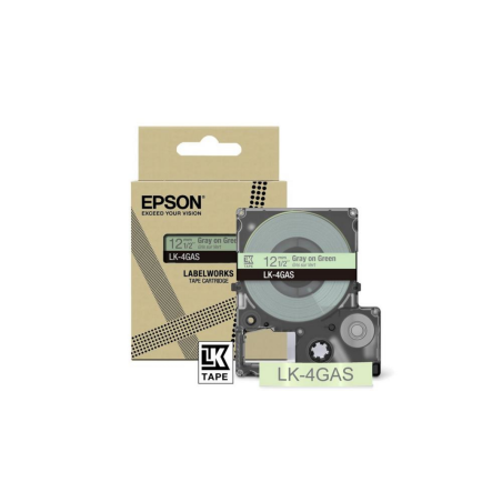 Epson LK-4GAS Grey, Light Green