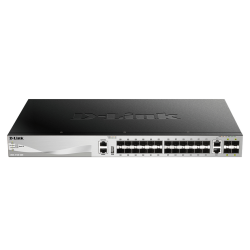 D-Link 24 x SFP ports Layer 3 Stackable Managed Gigabit Switch