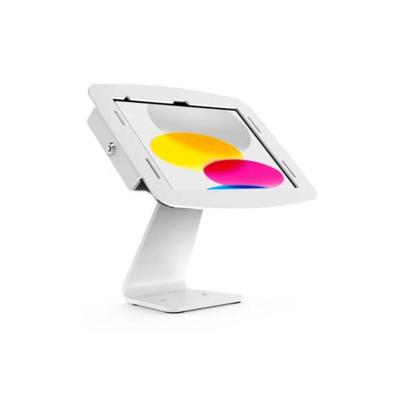 Compulocks iPad mini 8.3" Space Enclosure Rotating Counter Stand White