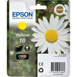 Epson Daisy Singlepack Yellow 18 Claria Home Ink