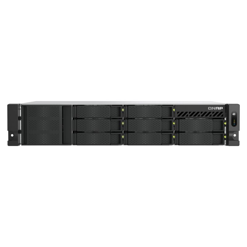 QNAP TS-855EU-8G NAS/storage server Rack (2U) Intel Atom® C5125 8 GB DDR4 0 TB QuTS hero Black