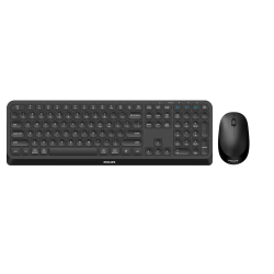 Philips 4000 series SPT6407B/00 keyboard Mouse included Home RF Wireless + Bluetooth Black