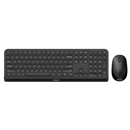 Philips 3000 series SPT6307B/39 keyboard Mouse included Home RF Wireless UK English Black