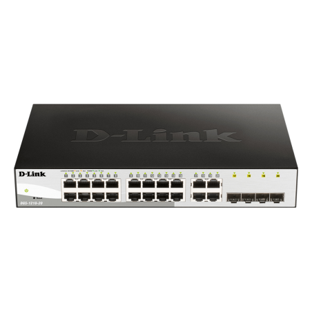 D-Link 20-Port Gigabit Smart Managed Switch including 4 SFP ports