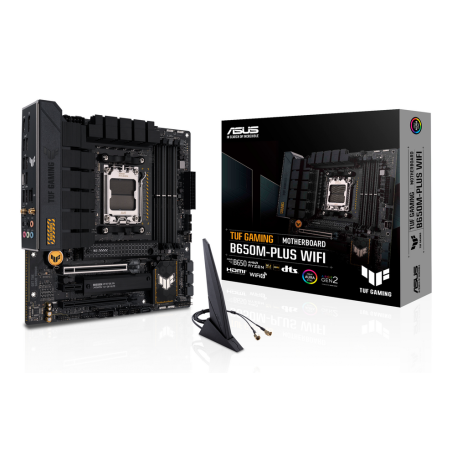 ASUS TUF GAMING B650M-PLUS WIFI AMD B650 Socket AM5 micro ATX