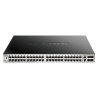 D-Link 48 x 10/100/1000BASE-T PoE ports (370W budget) Layer 3 Stackable Managed Gigabit Switch