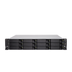 QNAP TS-H1886XU-RP-R2 NAS Rack (3U) Intel® Xeon® D D-1622 32 GB DDR4 0 TB QuTS hero Black, Grey